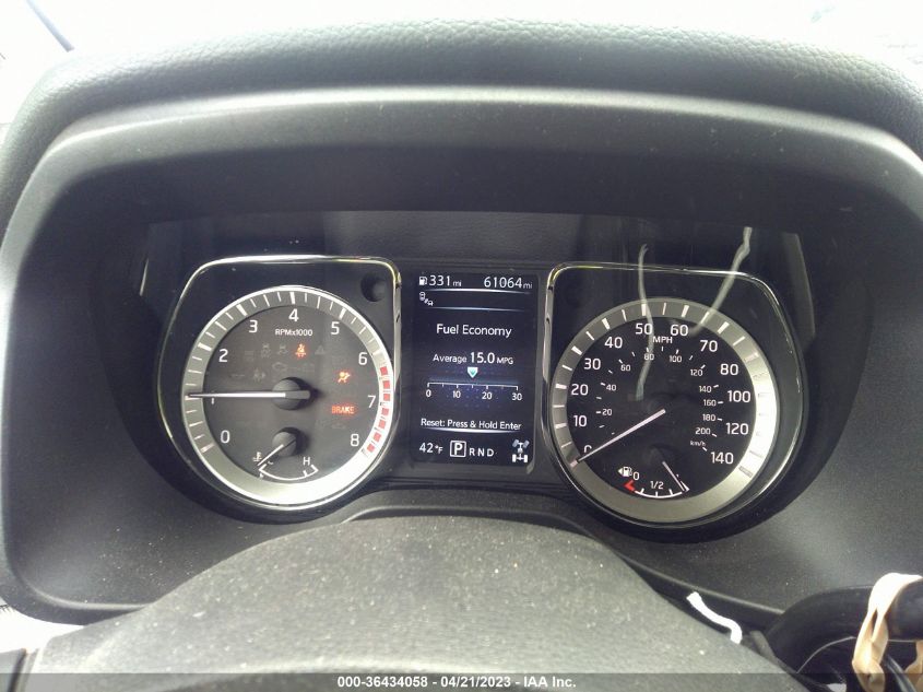 2018 NISSAN TITAN S/SV/PRO-4X/SL - 1N6AA1E51JN510970