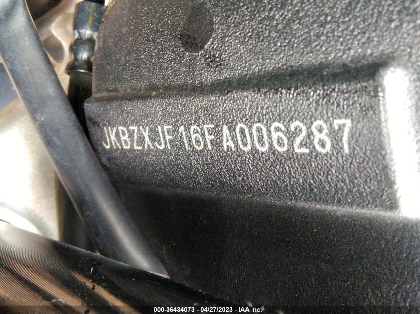 2015 KAWASAKI ZX636 F JKBZXJF16FA006287