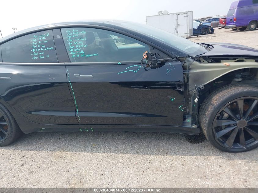2018 TESLA MODEL 3 RANGE BATTERY - 5YJ3E1EAXJF122678