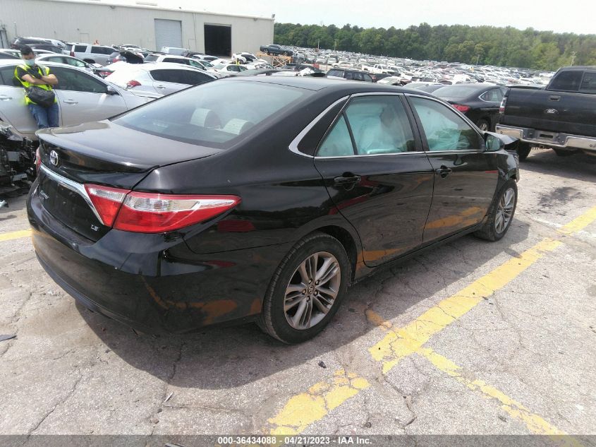 2016 TOYOTA CAMRY SE - 4T1BF1FK9GU590610