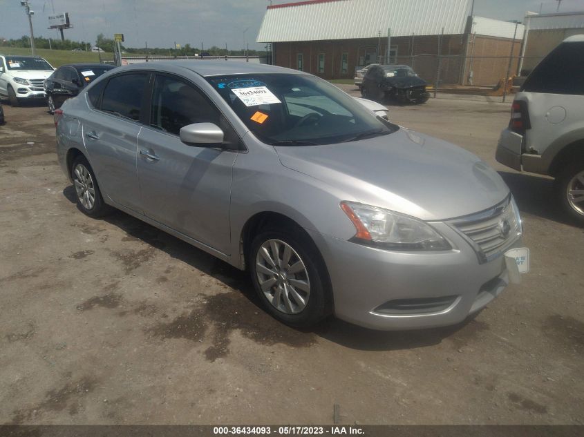 2013 NISSAN SENTRA S - 3N1AB7APXDL758796