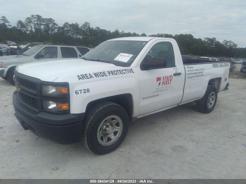 2015 CHEVROLET SILVERADO 1500 WORK TRUCK - 1GCNCPEH2FZ342011