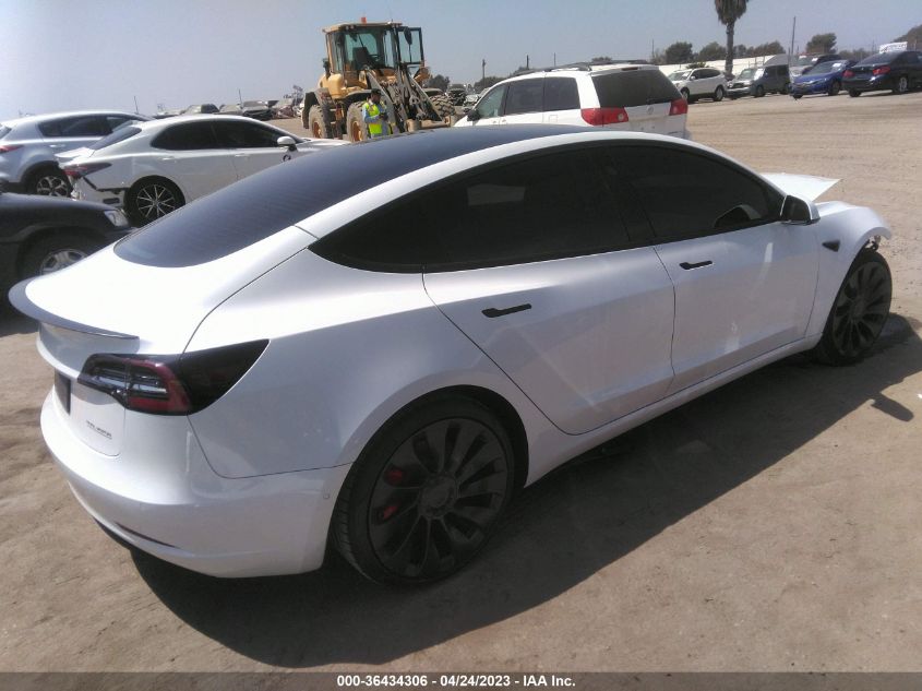 2022 TESLA MODEL 3 PERFORMANCE - 5YJ3E1EC6NF299171