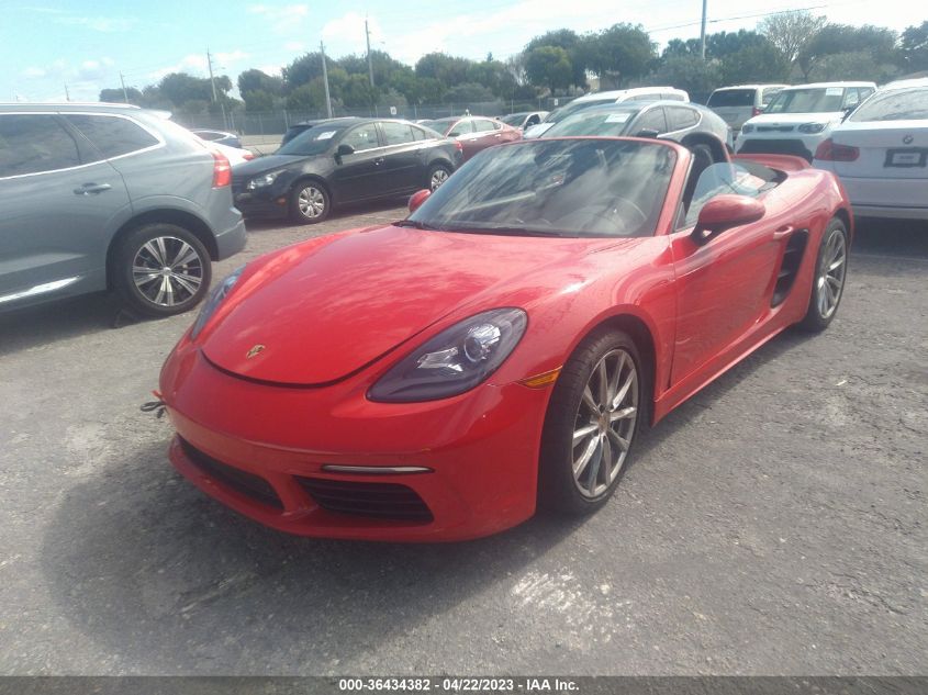 2017 PORSCHE 718 BOXSTER WP0CA2A82HS222064