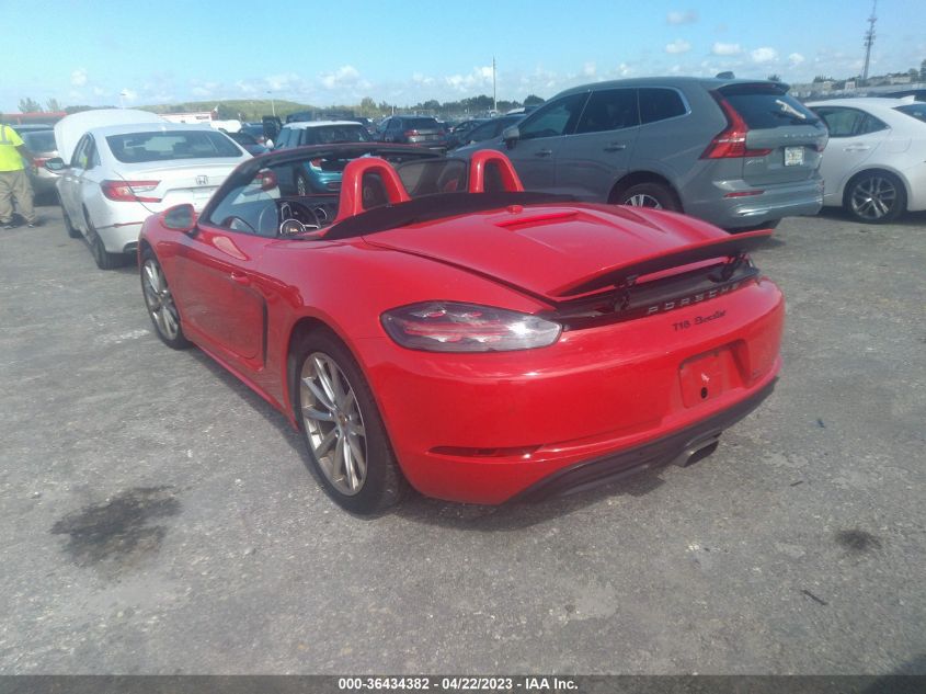 2017 PORSCHE 718 BOXSTER WP0CA2A82HS222064