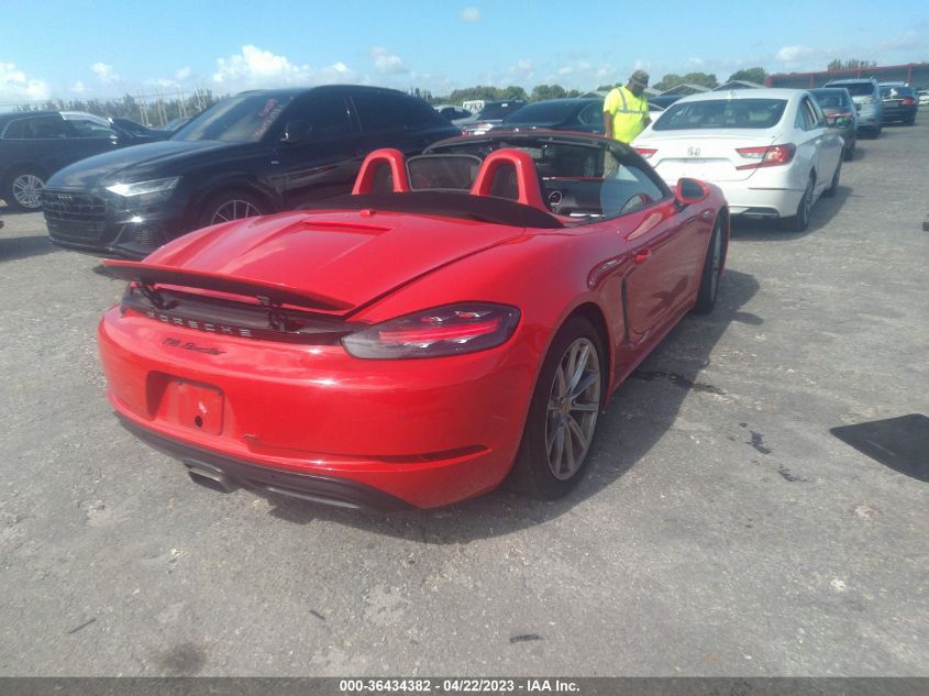2017 PORSCHE 718 BOXSTER WP0CA2A82HS222064