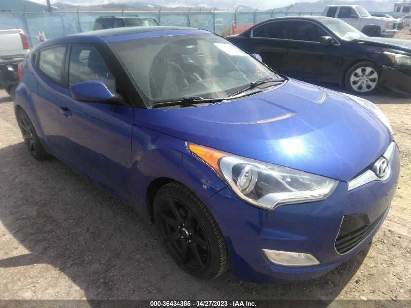 2013 HYUNDAI VELOSTER W/BLACK INT - KMHTC6AD3DU154883