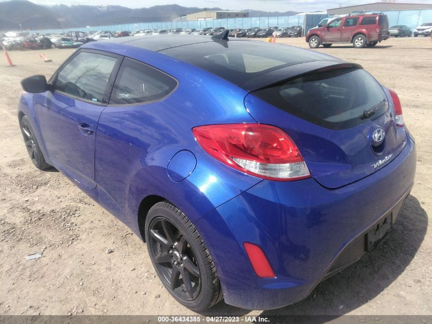 2013 HYUNDAI VELOSTER W/BLACK INT - KMHTC6AD3DU154883