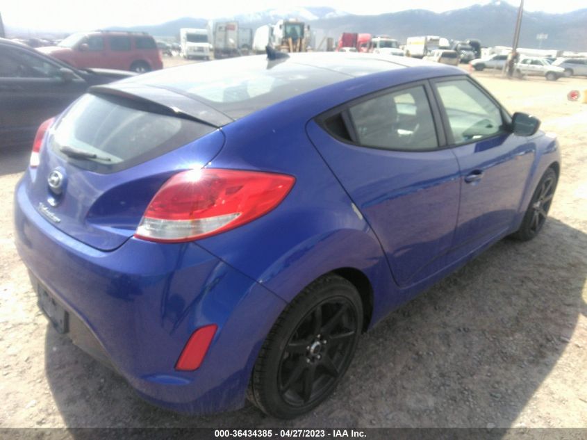 2013 HYUNDAI VELOSTER W/BLACK INT - KMHTC6AD3DU154883