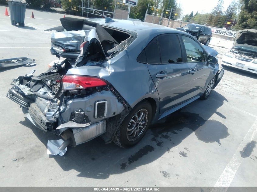 VIN JTDEAMDE7MJ030497 2021 TOYOTA COROLLA HYBRID LE