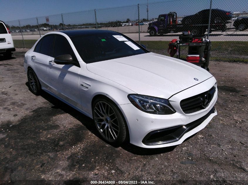 2016 MERCEDES-BENZ C-CLASS AMG C 63 S - 55SWF8HB7GU104279