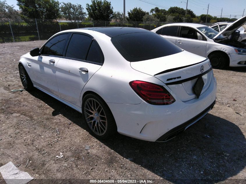 2016 MERCEDES-BENZ C-CLASS AMG C 63 S - 55SWF8HB7GU104279