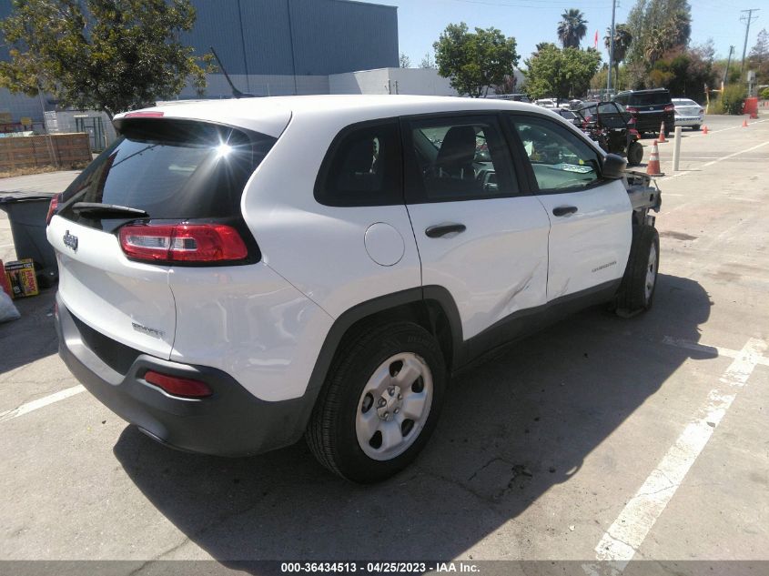 2016 JEEP CHEROKEE SPORT - 1C4PJLAB5GW274234