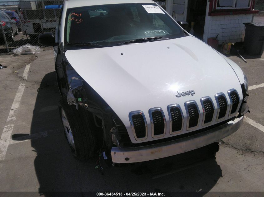 2016 JEEP CHEROKEE SPORT - 1C4PJLAB5GW274234