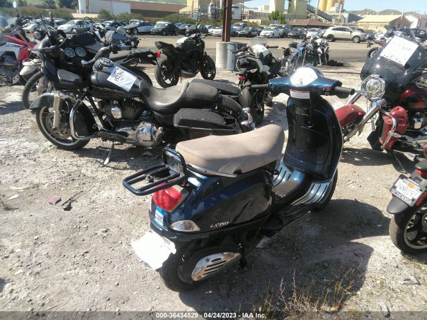 2007 VESPA LX 150 ZAPM448F575008211