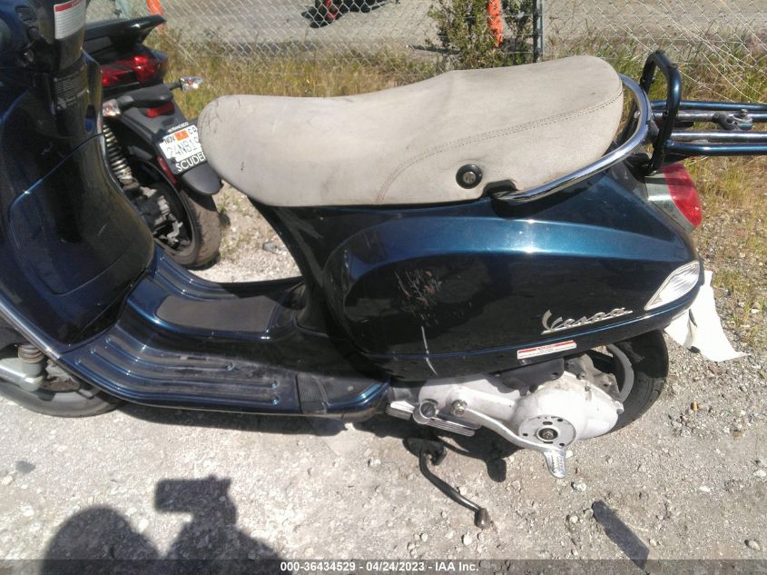2007 VESPA LX 150 ZAPM448F575008211