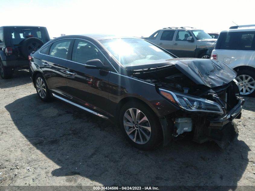 2015 HYUNDAI SONATA 2.4L SPORT - 5NPE34AF5FH164248