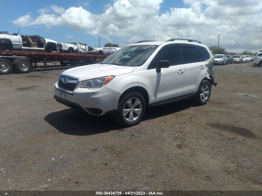2016 SUBARU FORESTER 2.5I - JF2SJABCXGH496800