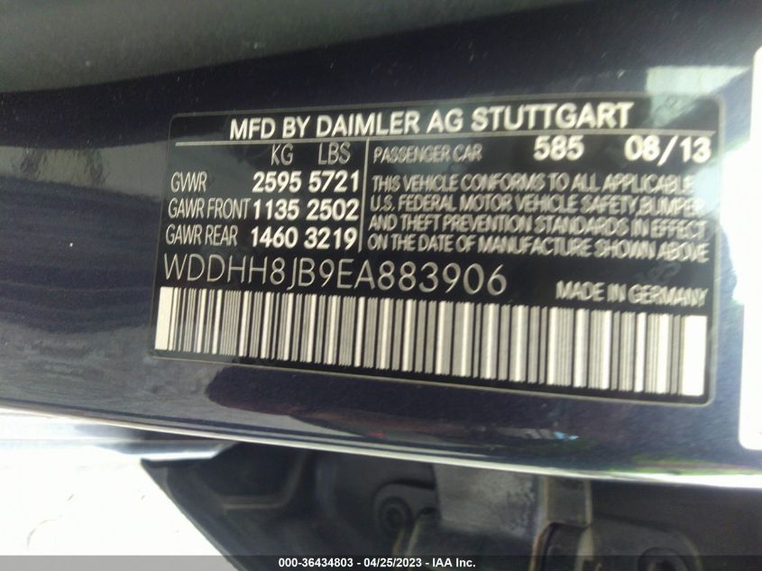 2014 MERCEDES-BENZ E-CLASS E 350 - WDDHH8JB9EA883906