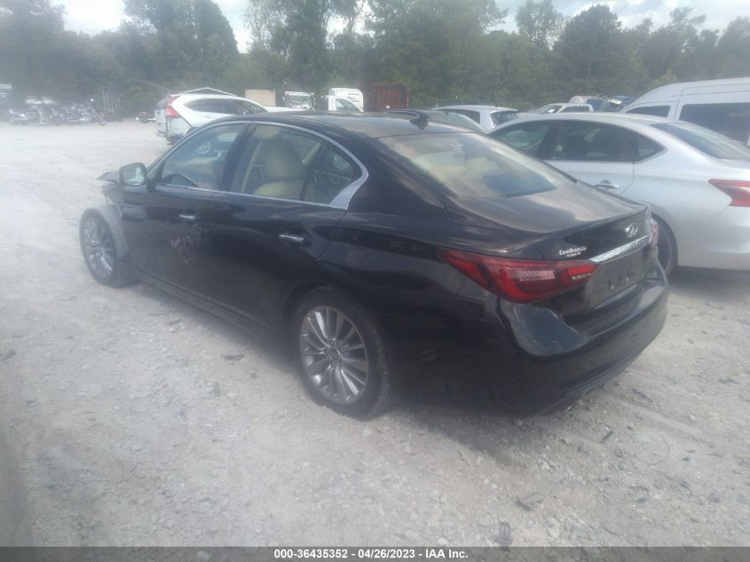 2019 INFINITI Q50 3.0T LUXE - JN1EV7AP4KM510331