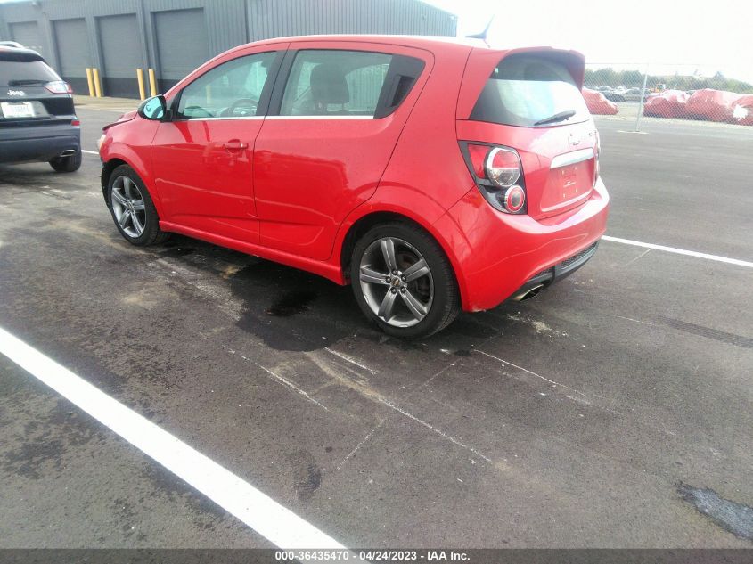 2013 CHEVROLET SONIC RS - 1G1JG6SB8D4148566