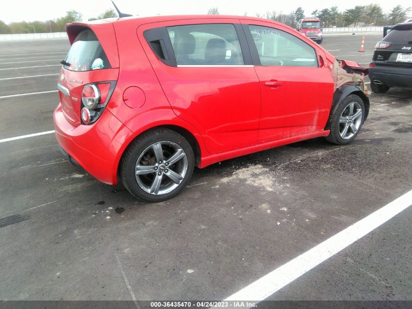 2013 CHEVROLET SONIC RS - 1G1JG6SB8D4148566