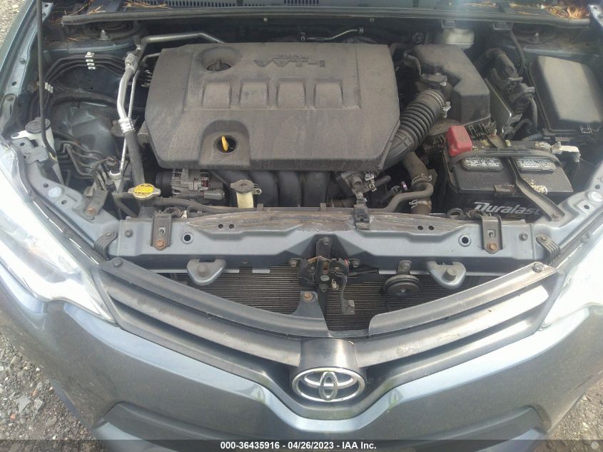 2016 TOYOTA COROLLA L/LE/S/S PLUS/LE PLUS - 2T1BURHE5GC685940