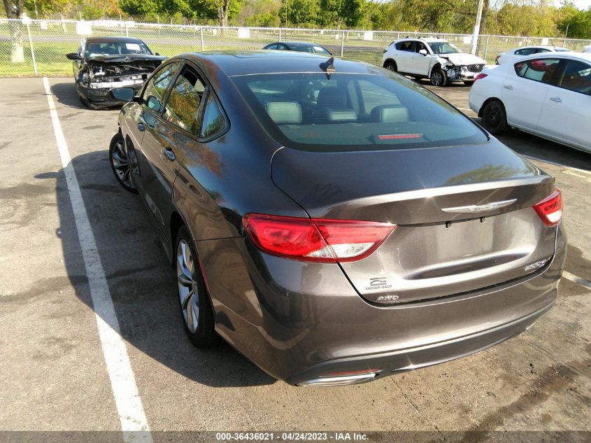 2015 CHRYSLER 200 S - 1C3CCCDG6FN553619