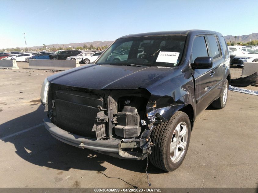 2013 HONDA PILOT EX - 5FNYF3H48DB031188