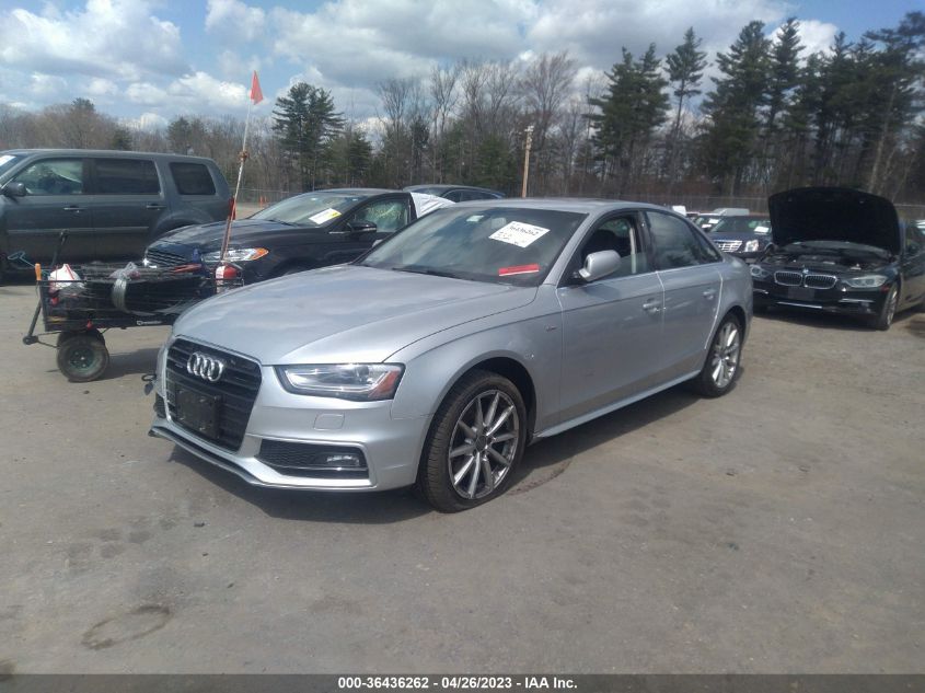 2014 AUDI A4 PREMIUM PLUS - WAUFFAFL4EN021456