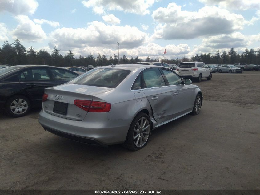 2014 AUDI A4 PREMIUM PLUS - WAUFFAFL4EN021456
