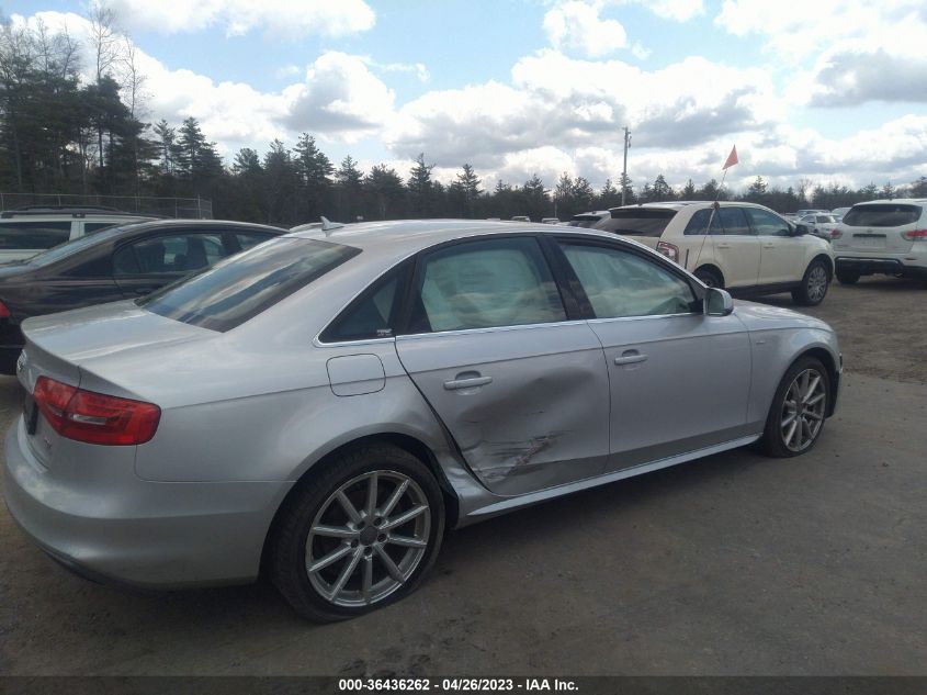 2014 AUDI A4 PREMIUM PLUS - WAUFFAFL4EN021456