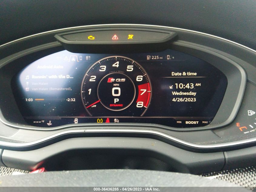 2018 AUDI SQ5 PRESTIGE WA1C4AFY3J2115731