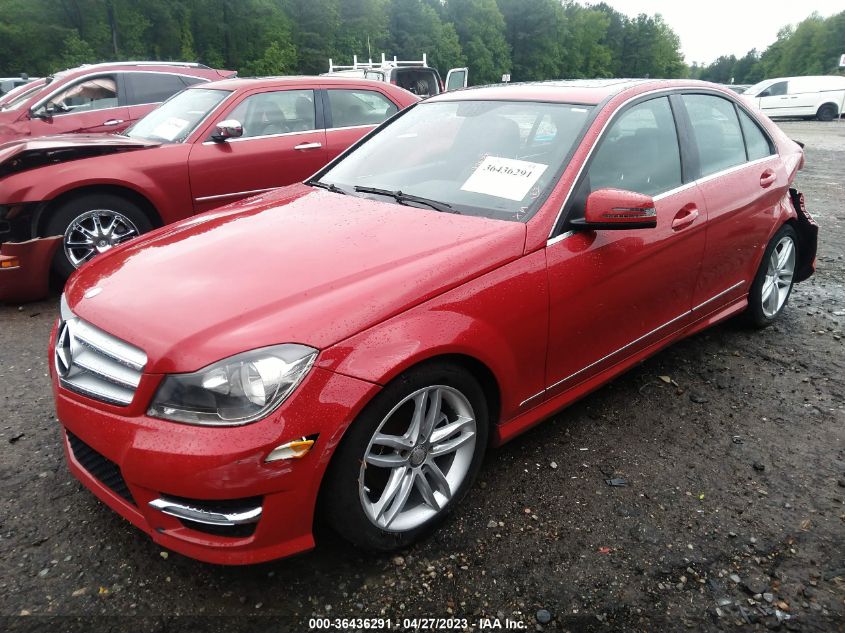 2013 MERCEDES-BENZ C-CLASS C 250 - WDDGF4HB5DA790850