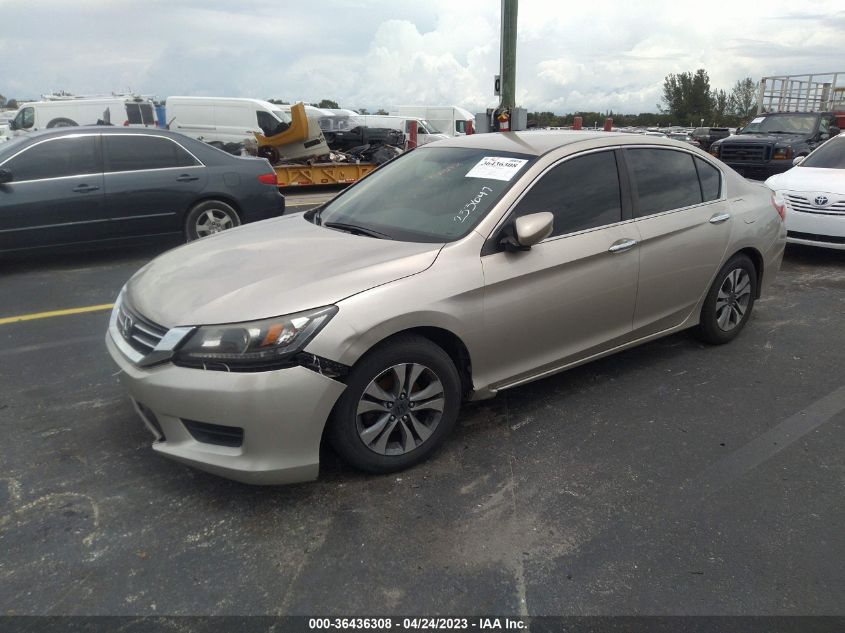 2014 HONDA ACCORD SEDAN LX - 1HGCR2F33EA255647