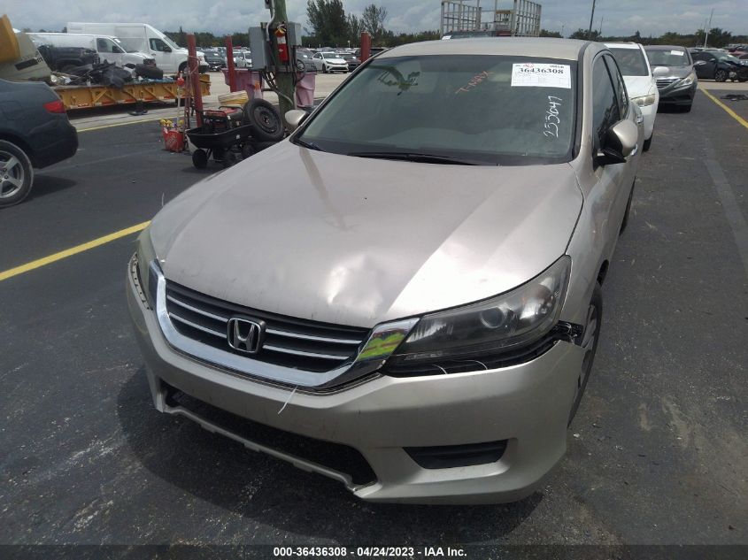 2014 HONDA ACCORD SEDAN LX - 1HGCR2F33EA255647