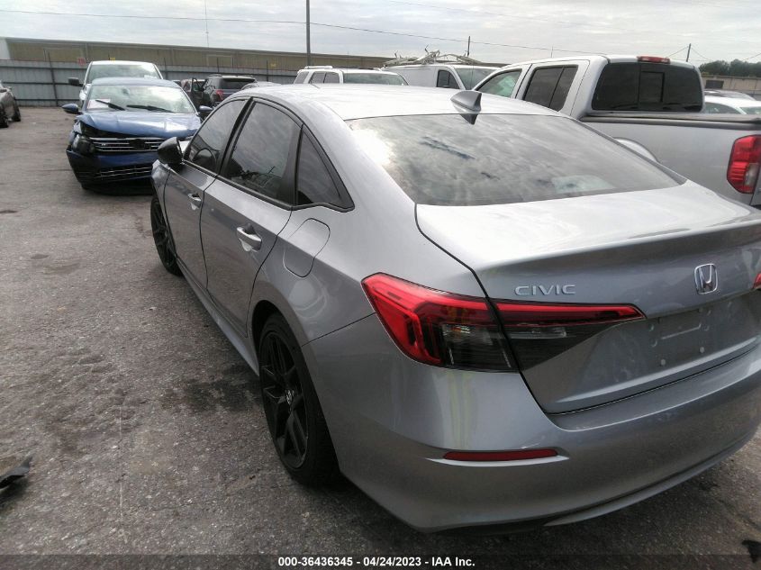 2022 HONDA CIVIC SEDAN SPORT - 2HGFE2F56NH573032