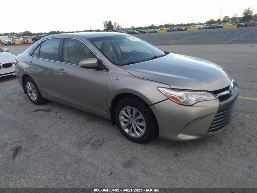 2016 TOYOTA CAMRY HYBRID LE/XLE/SE - 4T1BD1FK0GU179408