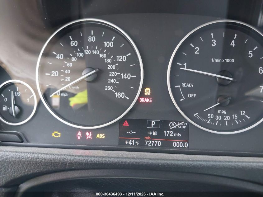 2013 BMW 328I WBA3A5C52DF352771