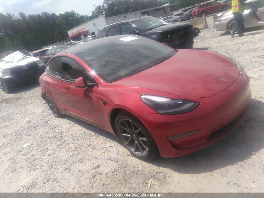 2021 TESLA MODEL 3 LONG RANGE - 5YJ3E1EB1MF059483