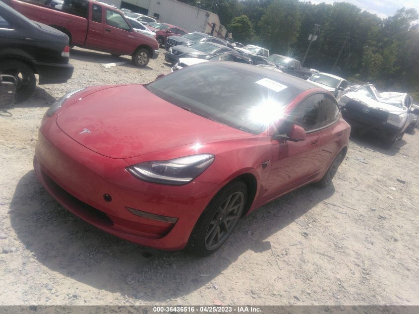 2021 TESLA MODEL 3 LONG RANGE - 5YJ3E1EB1MF059483