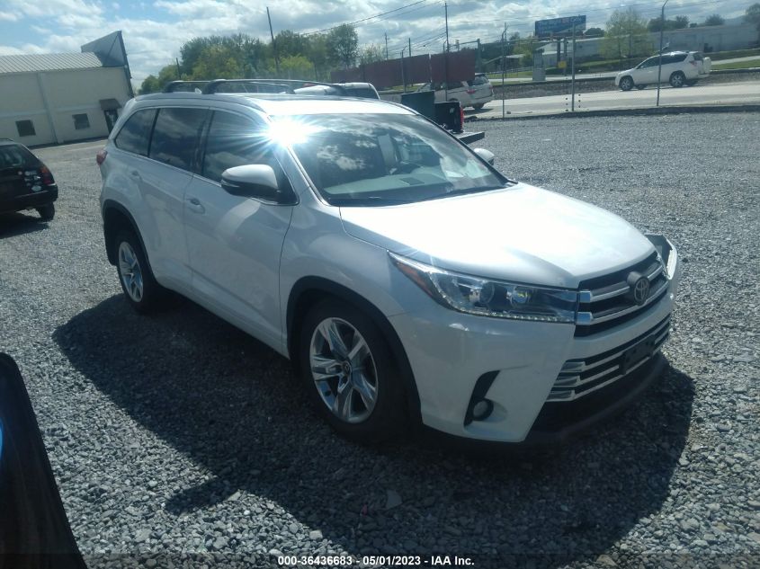 2018 TOYOTA HIGHLANDER LIMITED - 5TDDZRFH5JS818105