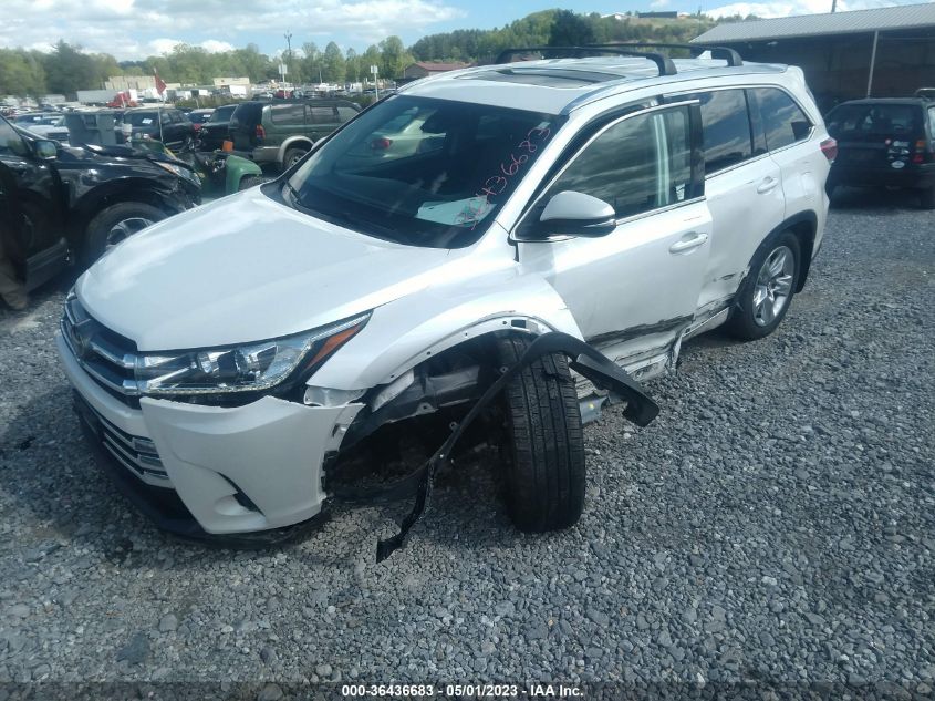 2018 TOYOTA HIGHLANDER LIMITED - 5TDDZRFH5JS818105