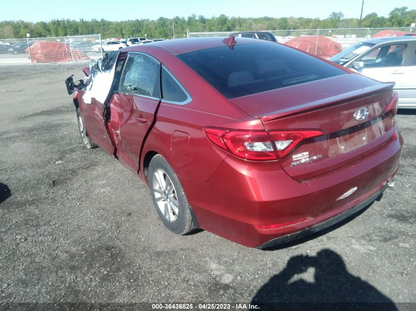 2015 HYUNDAI SONATA 2.4L SE - 5NPE24AF4FH149825