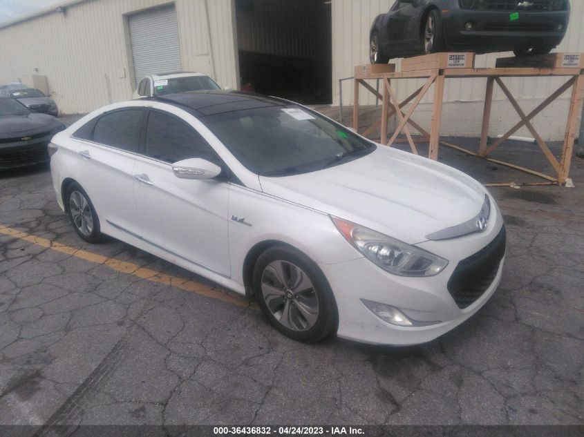 2015 HYUNDAI SONATA HYBRID LIMITED - KMHEC4A48FA122609