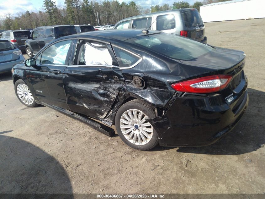 2016 FORD FUSION SE HYBRID - 3FA6P0LU3GR244228