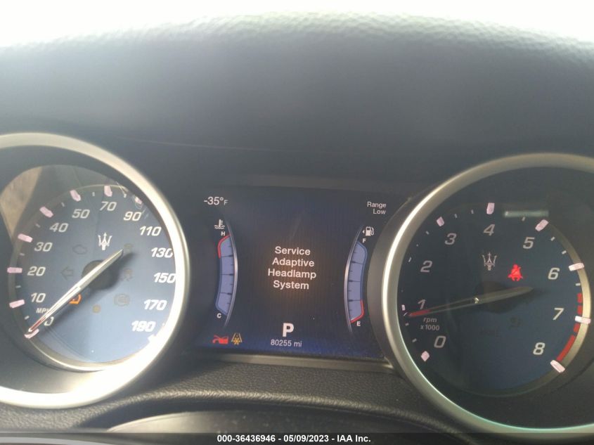 2015 MASERATI GHIBLI S Q4 ZAM57RTA0F1151767