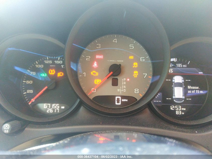 2016 PORSCHE MACAN S - WP1AB2A53GLB42709