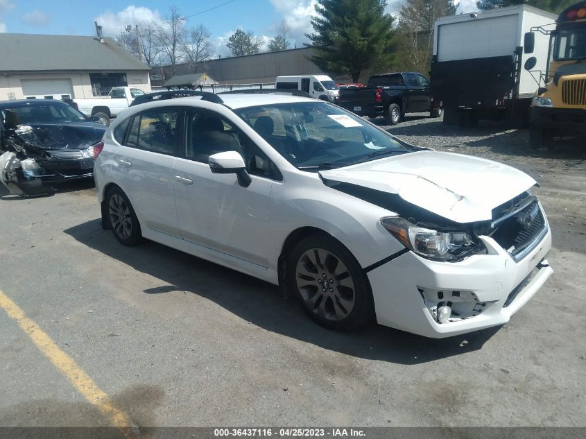 2016 SUBARU IMPREZA WAGON 2.0I SPORT PREMIUM - JF1GPAP68G8317312