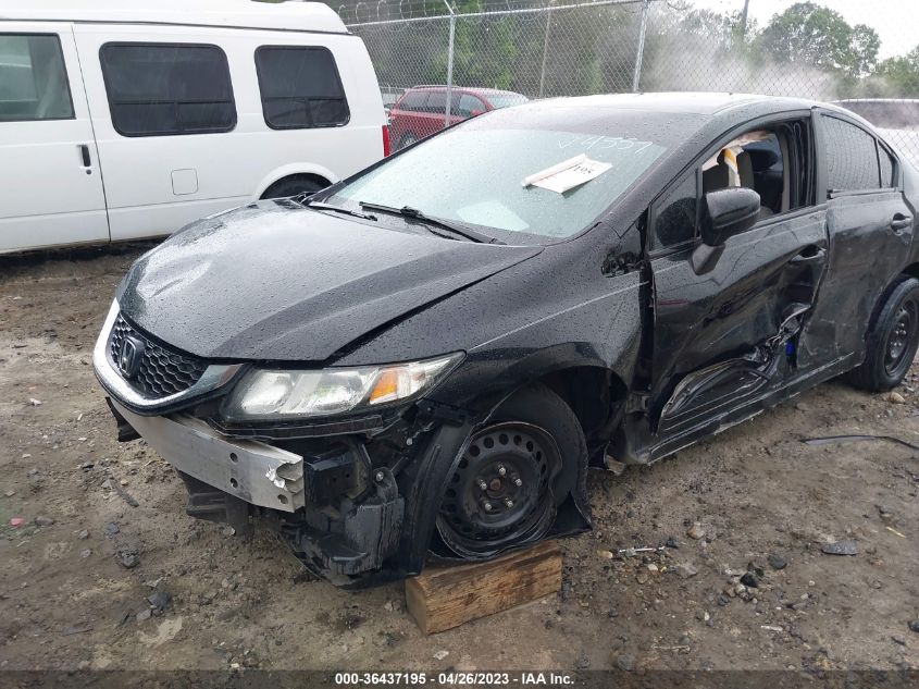 2014 HONDA CIVIC SEDAN LX - 19XFB2F55EE264557